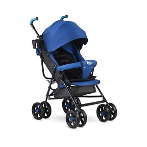 Babyhope S-A-7 Tam Yatar Baston Bebek Arabası Mavi